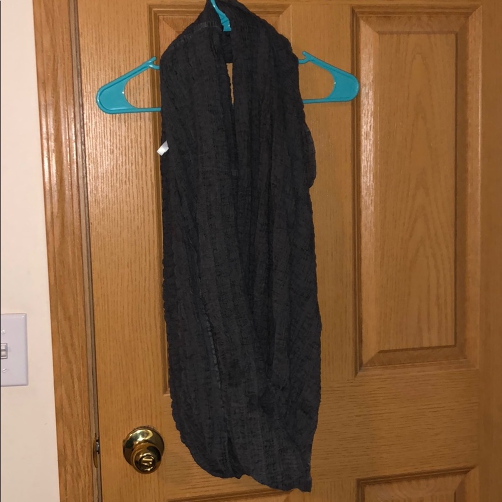 Gray Infinity Scarf